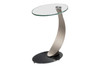 Scoop Accent Table|pewter