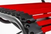 Allison Bungie Flat Office Chair|low_back___red___black