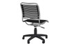 Allison Bungie Flat Office Chair|low_back___black___aluminum