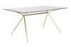 Atos Dining Table|66_inch_matte_brushed_gold