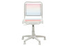 Bungie Low Back Office Chair|white_frame_blush_blue_ombre