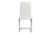 Cinzia Side Chair (Set of 2)|white_leatherette___chrome