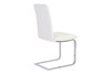 Cinzia Side Chair (Set of 2)|white_leatherette___chrome