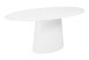 Deodat Oval Dining Table|matte_white