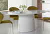 Deodat Oval Dining Table|matte_white lifestyle