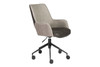 Desi Tilt Office Chair|light_gray_fabric___dark_gray_leatherette