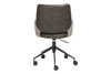 Desi Tilt Office Chair|light_gray_fabric___dark_gray_leatherette