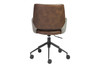 Desi Tilt Office Chair|gray_fabric___light_brown_leatherette