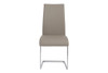 Epifania Side Chair (Set of 4)|chrome___taupe