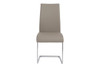 Epifania Side Chair (Set of 2)|chrome___taupe