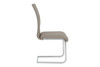 Epifania Side Chair (Set of 2)|chrome___taupe