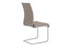 Epifania Side Chair (Set of 2)|chrome___taupe