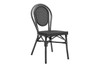 Erlend Stacking Side Chair (Set of 2)|black