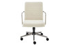 Leander Low Back Office Chair|ivory