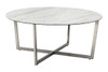 Llona Round Coffee Table|stainless_steel_brushed_white