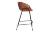 Zach-C Counter Stool (Set of 2)|cognac_leatherette___black