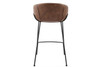 Zach-C Counter Stool (Set of 2)|brown_leatherette___black