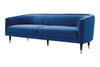 Everly Velvet Sofa|sapphire