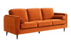 Greyson Velvet Sofa|rust