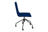 Henley Velvet Office Chair|sapphire