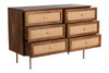 Hudson 6-Drawer Dresser|walnut