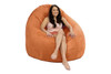 Cocoon 6' Round Multi-Position Bean Bag|mandarin