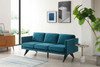 Landry Velvet Sofa|dusty_blue lifestyle