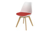 Luft Side Chair (Set of 2)|beech___white_seat___red_cushion