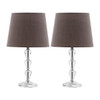 Genovese Table Lamp (Set of 2)|clear___grey