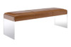 Ashley Bench|brown_leather