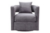 Charlotte Swivel Chair|gray