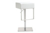 Isabella Steel Barstool|white