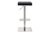 Kathy Steel Adjustable Barstool|black