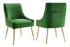 Kelly Velvet Side Chair|green