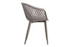 Piazza Outdoor Chair (Set of 2)|grey