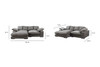 Plunge Sectional|charcoal