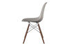 Molded Fiberglass Side Chair with Wood Legs