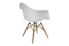 Molded Plastic Armchair with Wood Legs (Set of 2)|matte_white___natural_legs