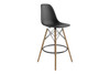 Molded Plastic Counter Stool with Wood Legs (Set of 2)|matte_black___natural