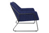 Norwood Chenille Lounge Chair|navy