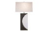 Half Moon Table Lamp|charcoal_gray