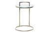 Lily Side Table|silver