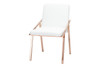 Nika Dining Chair (Set of 2)|white___polished_rose_gold