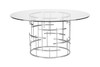 Tiffany Dining Table|silver