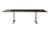 Toulouse Dining Table|small___seared_oak___polished_silver