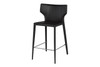 Wayne Upholstered Counter Stool|black