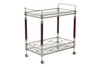 Melrose Serving Cart|brushed_nickel