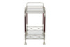 Melrose Serving Cart|brushed_nickel