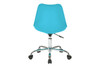 Emerson Student Office Chair with Pneumatic Chrome Base|teal