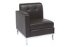 Wall Street Left Arm Facing Chair|espresso